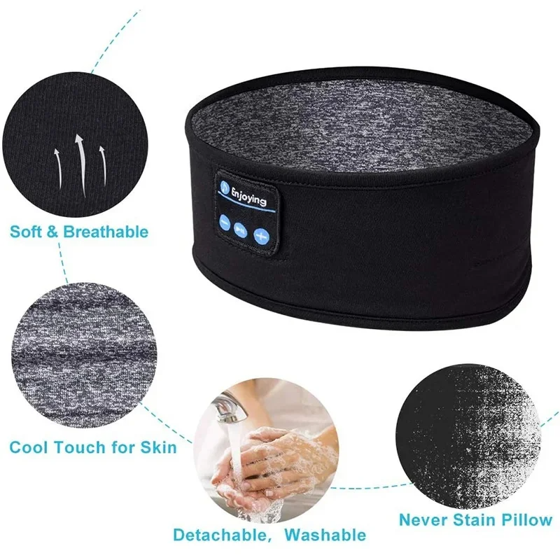 Máscara 3D Bluetooth para Dormir DreamComfort Pro™ — Conforto Inteligente para Transformar seu Sono.