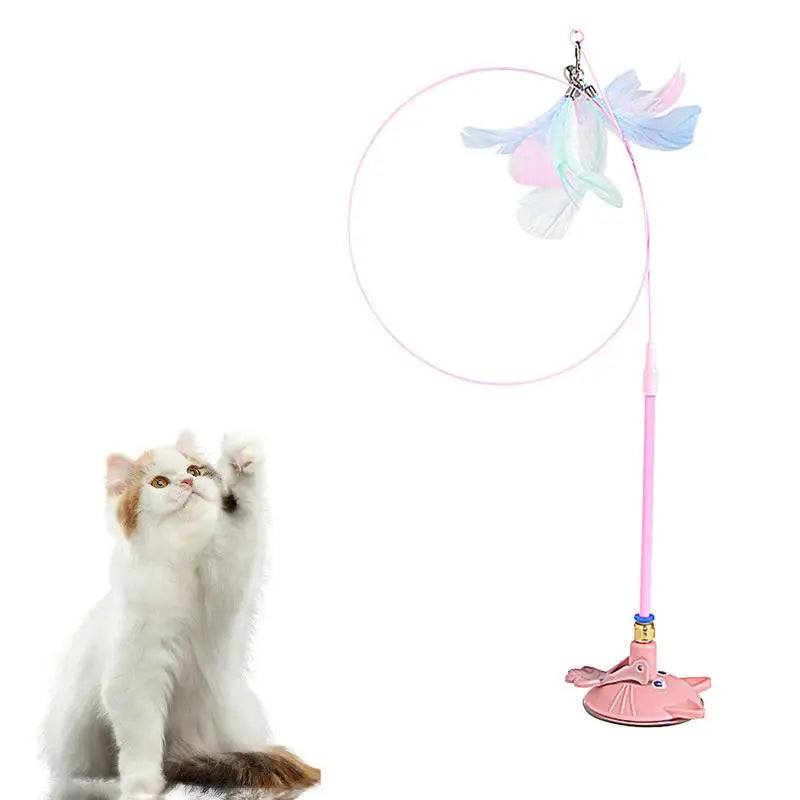 Brinquedo Interativo para Gatos com Ventosa - Estímulo, Diversão e Alívio de Ansiedade para Seu Pet!