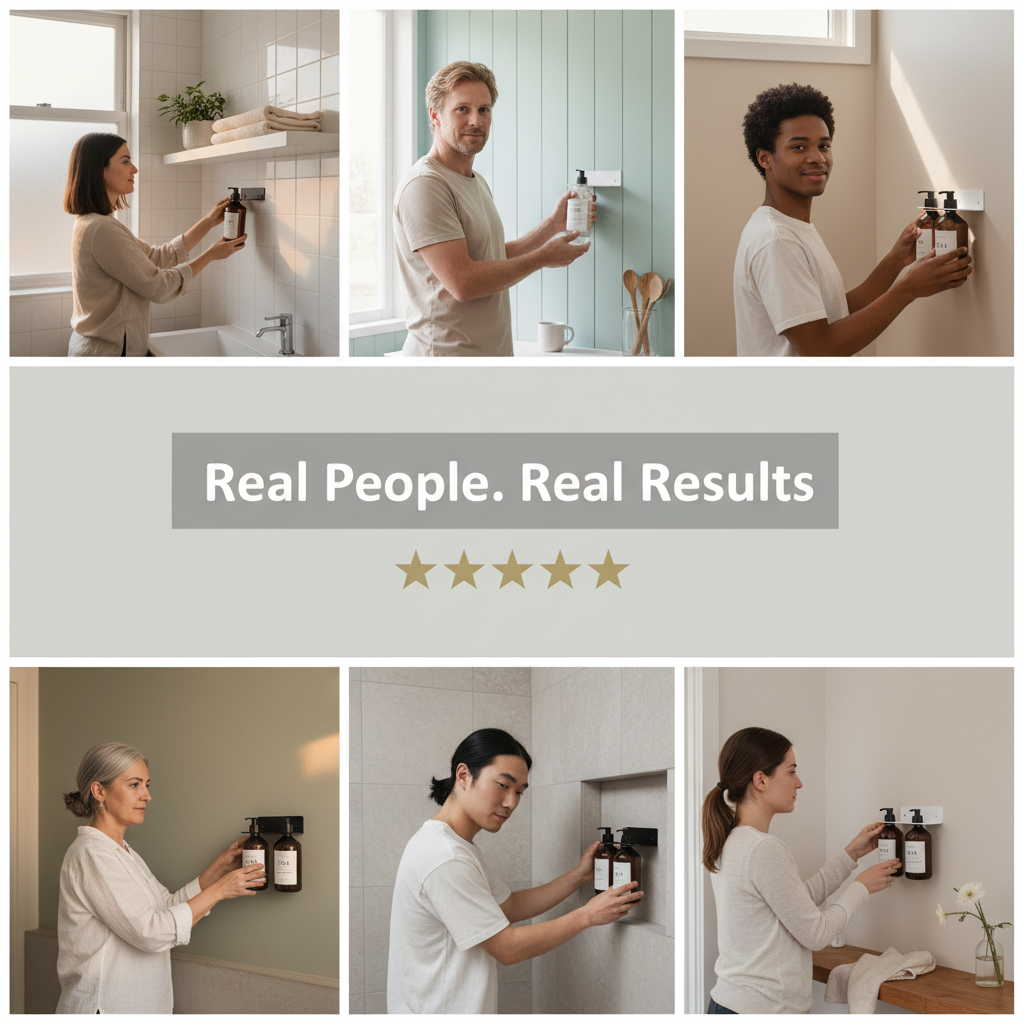 Suporte de Parede para Frasco 500 ml